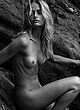 Megan Samperi naked pics - poses naked on the beach