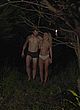 Nicola Grace naked pics - walking topless in woods