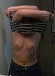 Alaina Alfaro naked pics - undressing nude tits in mirror