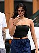 Lourdes Leon naked pics - wearing a see through top