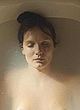 Ana Girardot slight nip slip in bathtub pics