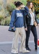 Selena Gomez sweatshirt and loose pants pics
