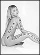 Georgia Gibbs naked pics - nude showing off her tattoos