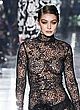 Gigi Hadid see-through black dress pics