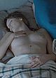 Ana Girardot lying nude showing tits in bed pics