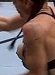 Lauren Murphy naked pics - boob slip during fight