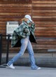 Hailey Bieber sexy in casual outfit pics