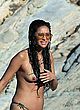 Shay Mitchell naked pics - walking topless on the beach