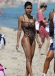 Teyana Taylor naked pics - see-through sexy swimsuit