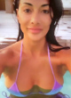 Nicole Scherzinger hot bikini in pool pics
