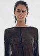 Kaia Gerber naked pics - see through in i-d magazine