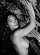Jarah Mariano posing topless for mag pics
