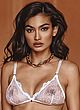 Kelly Gale white thong see-thru lingerie pics