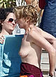 Emma Thompson naked pics - topless on the movie set