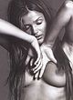 Helena Christensen naked pics - black & white topless pictures