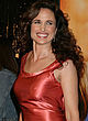Andie MacDowell naked pics - see through to boobs red dress