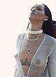 Rihanna totally see-through on the set pics