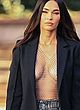 Megan Fox naked pics - almost boob slip, braless