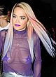 Rita Ora braless with pasties at party pics