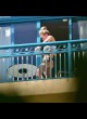 Zara Holland naked pics - goes naked on the balcony
