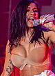 Cardi B naked pics - nip slip during concert