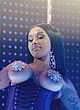 Cardi B showing boobs with pasties pics