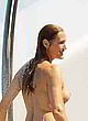 Yasmin Le Bon flashing her boobs on a yacht pics