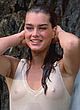 Brooke Shields naked pics - see-through to tits in sahara