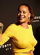 Rihanna see-through to breasts at nyfw pics