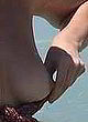 Abbie Chatfield naked pics - visible breasts at the beach