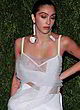 Lourdes Leon naked pics - visible nipples in white dress