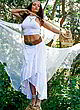 Jade Chynoweth naked pics - sheer white tank top, posing