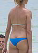 Cameron Diaz naked pics - blue bikini, flashing butt