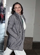 Juliette Lewis wore a chic gray winter coat pics