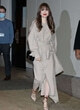 Lily Collins leaves cbs studios in new york pics