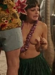Emily Meade topless on the set, nude tits pics