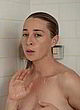 Asher Keddie naked pics - flashing her tits in bathroom