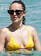 Rumer Willis visible nipples in bikini pics
