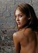 Jessica Alba naked pics - naked on the side of a bed