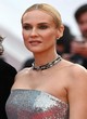 Diane Kruger wore a metalic silver gown pics