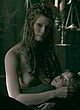 Alyssa Sutherland shows her sexy tits in vikings pics