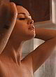 Selena Gomez shows tits during shower pics