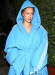 Rihanna amazes in a vivid blue coat pics