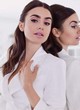 Lily Collins posed for elle quebec mag pics