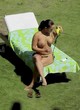 Liza Del Sierra sunbathing her big boobs pics