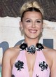 Millie Bobby Brown shows figure in pink dress pics