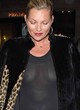 Kate Moss naked pics - see-through to tits in public