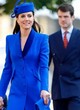 Kate Middleton stuns in blue coat for easter pics