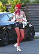 Bella Thorne naked pics - out in sheer white bra