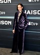 Eva Green posing in a elegant suit pics